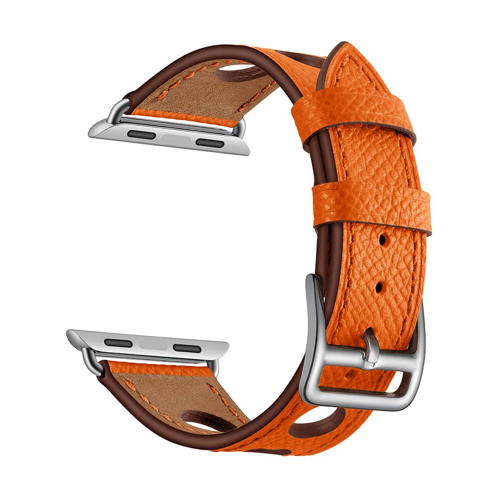 Apple Watch hermes Lederarmband - orange