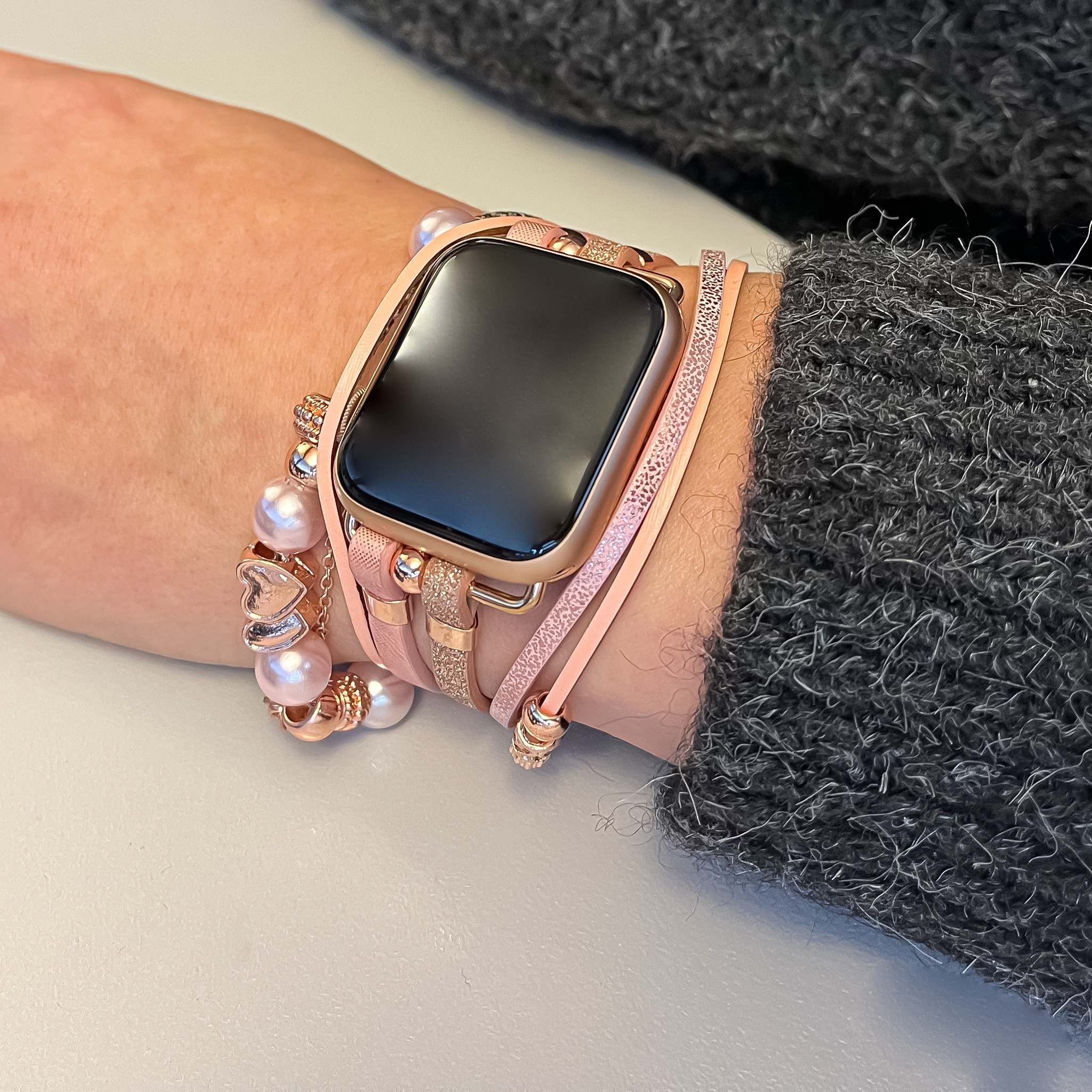 Apple Watch Schmuckarmband – Liz Roségold