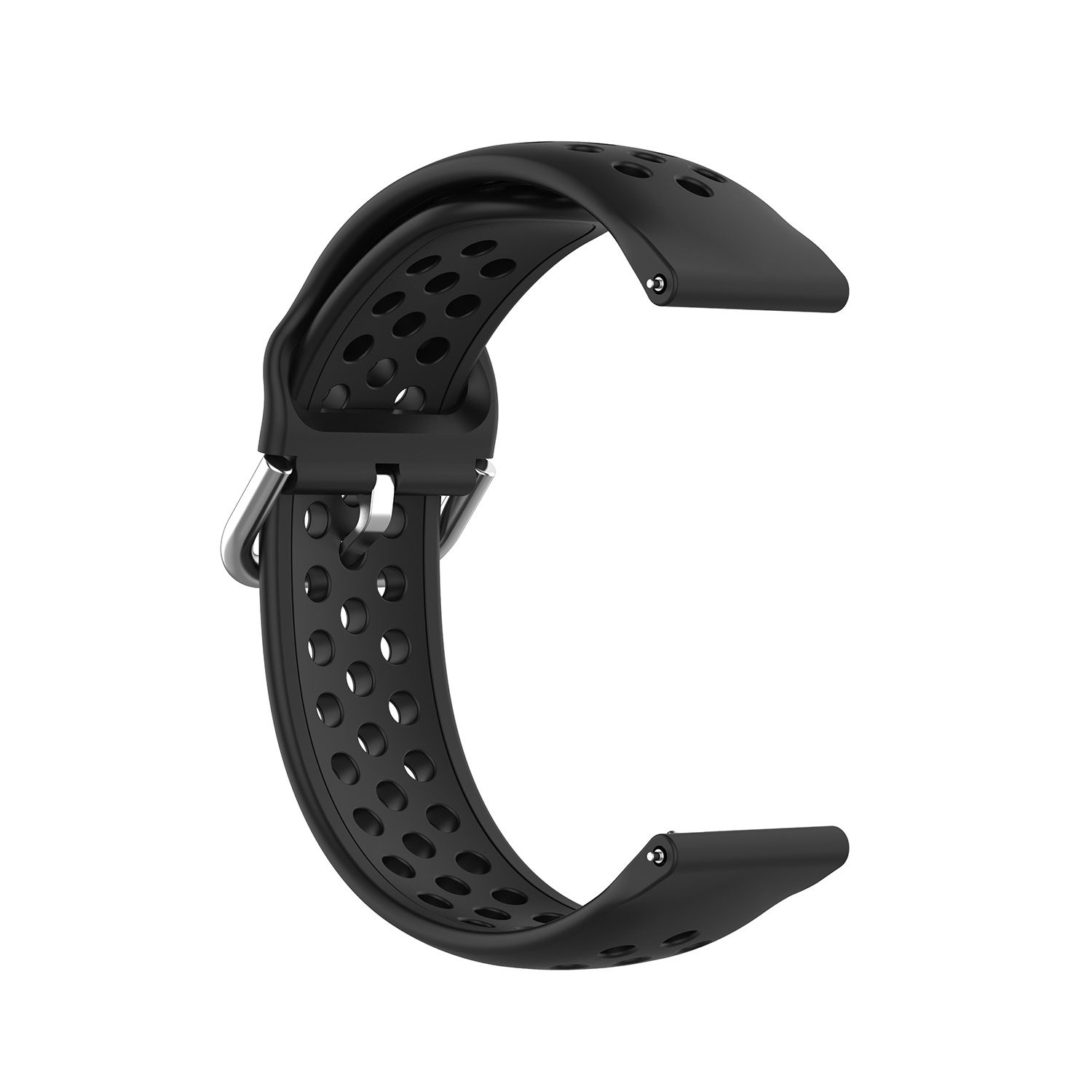 Garmin Vivoactive / Vivomove Sportarmband mit Doppelschnalle - schwarz
