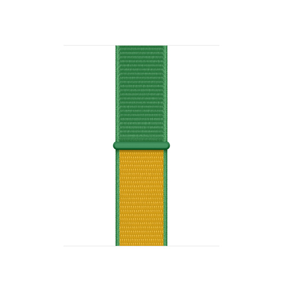 Apple Watch Nylon Sport Loop - grün gelb