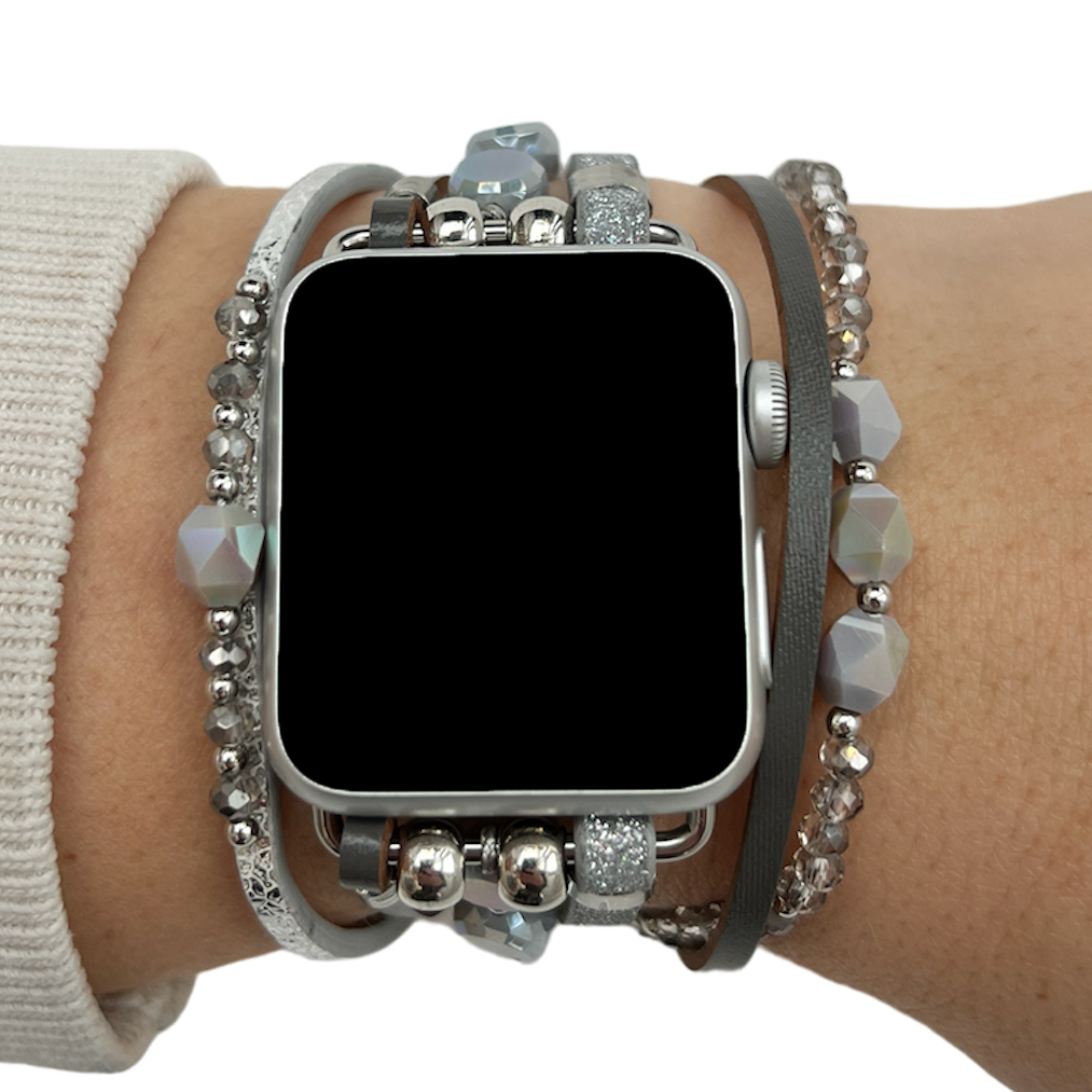 Apple Watch Schmuckarmband – Mandy grau
