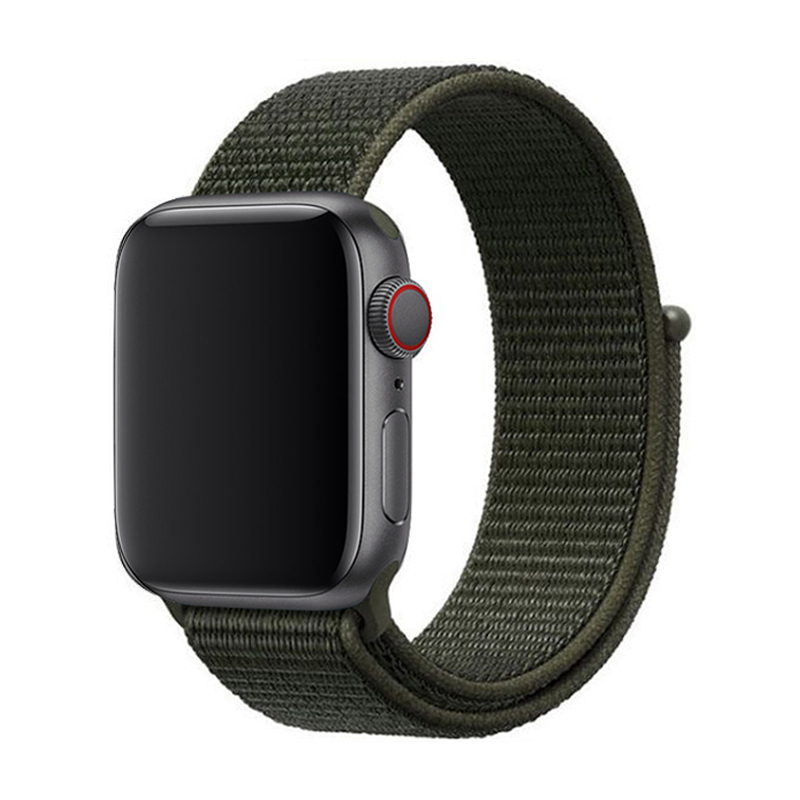 Apple Watch Nylon Sport Loop oliv