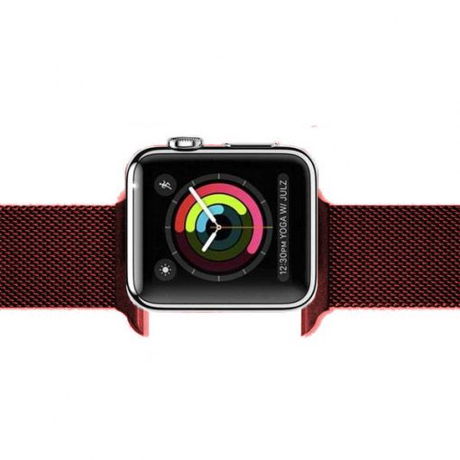 Apple Watch Milanaise Armband - rot