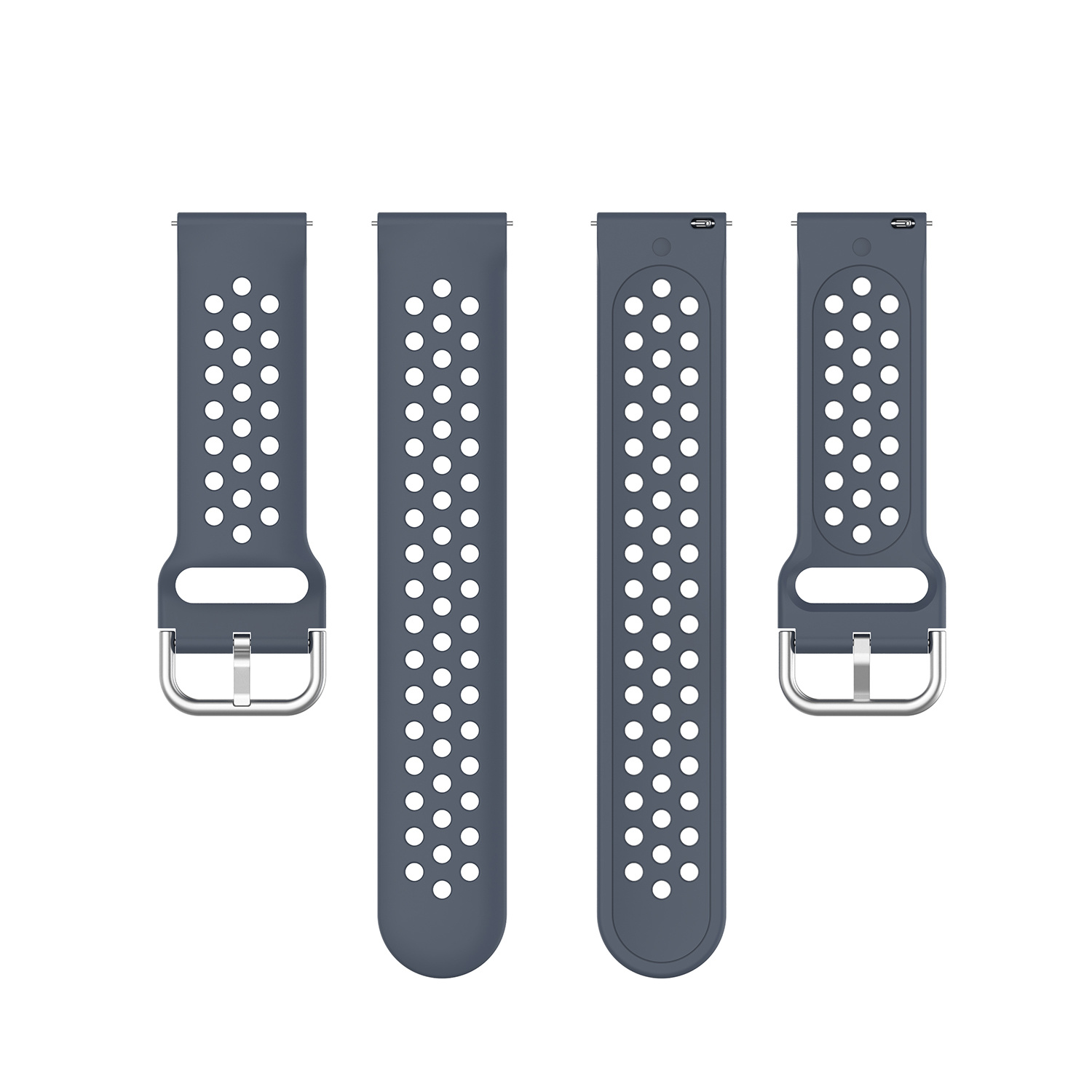 Garmin Vivoactive / Vivomove Sportarmband mit Doppelschnalle - grau