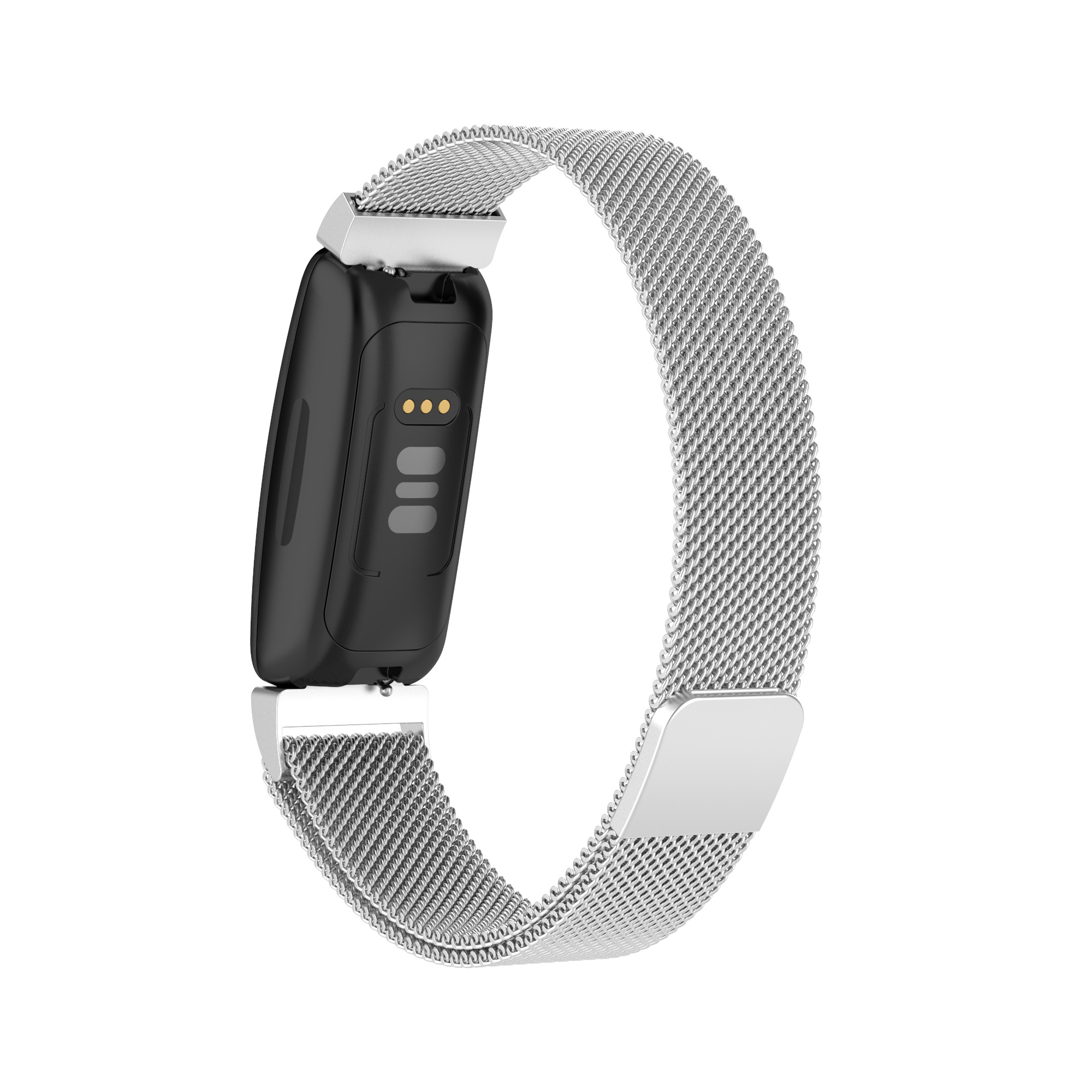 Fitbit Inspire 2 Milanaise Armband - silber