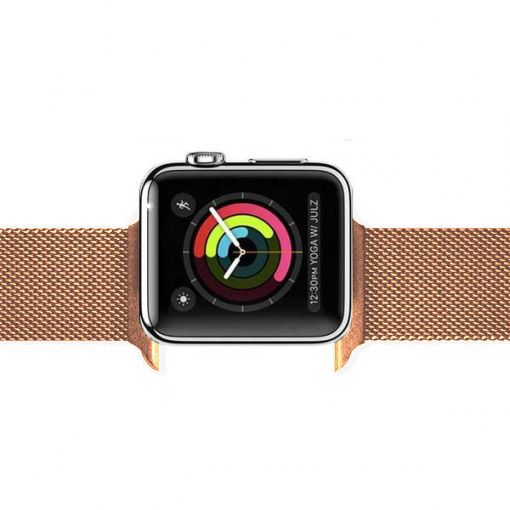 Apple Watch Milanaise Armband - Roségold