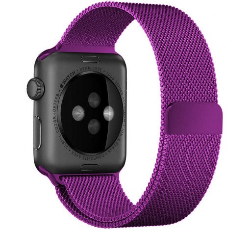 Apple Watch Milanaise Armband - lila