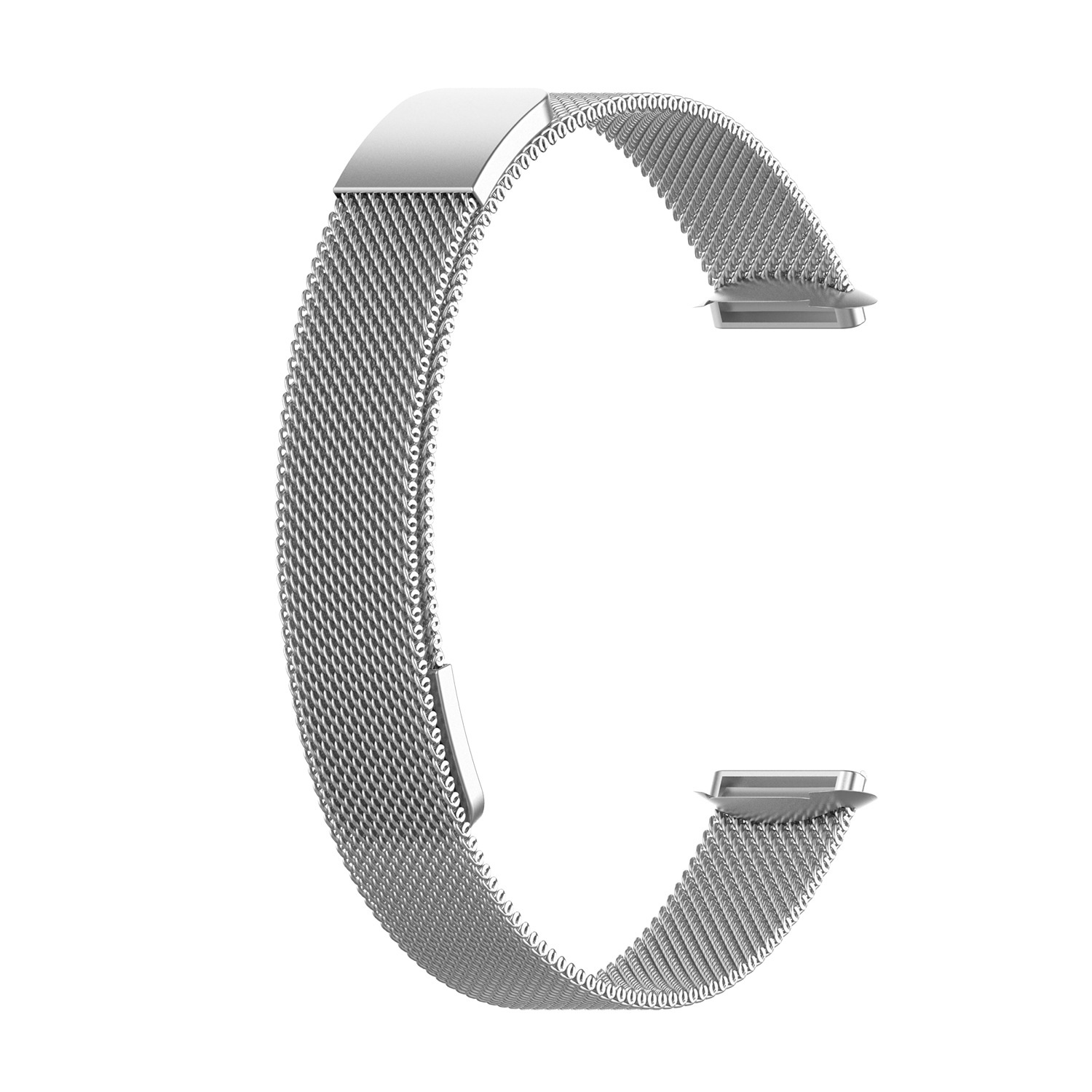 Fitbit Luxe Milanaise Armband - silber