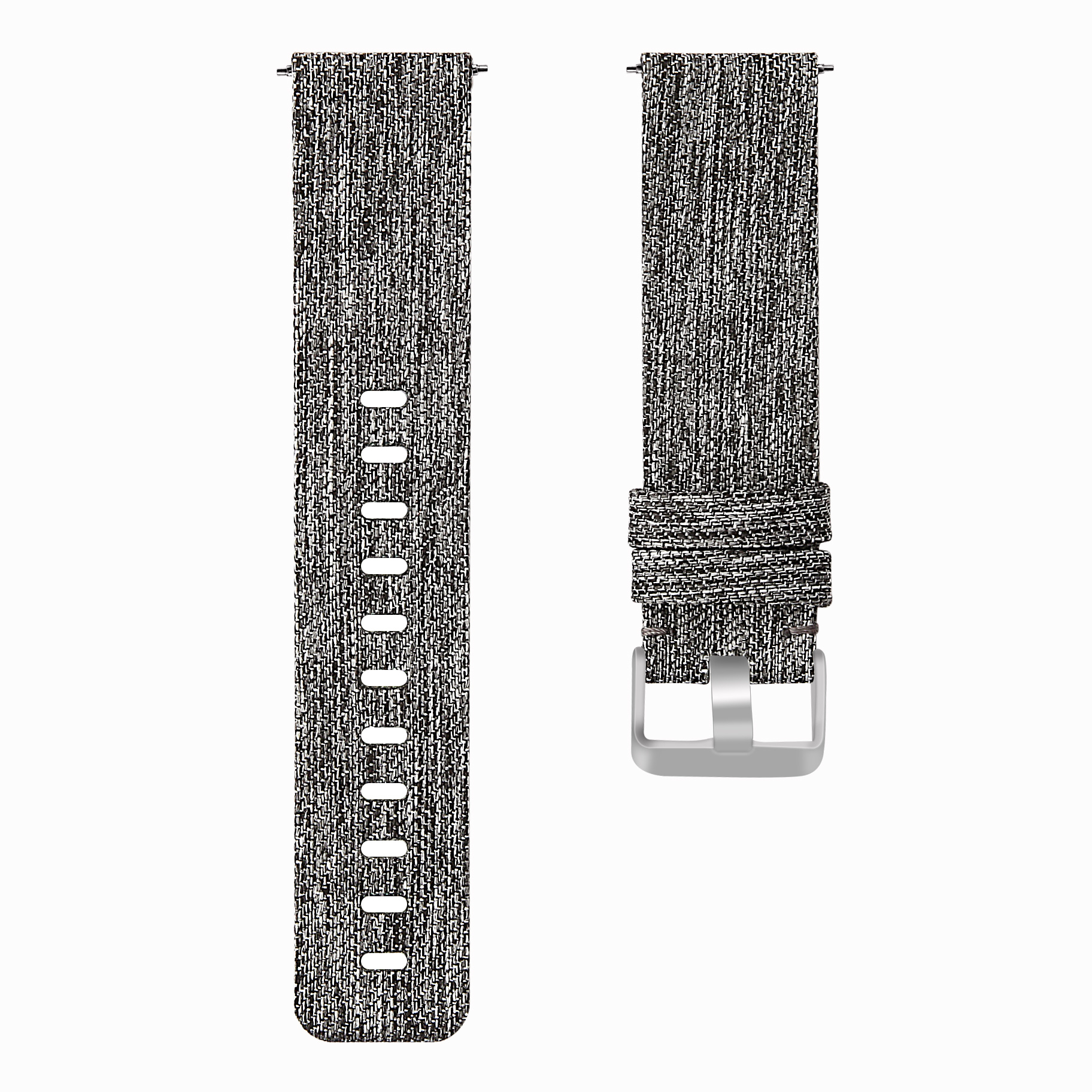 Fitbit Versa Nylon Schnallenband - dunkelgrau