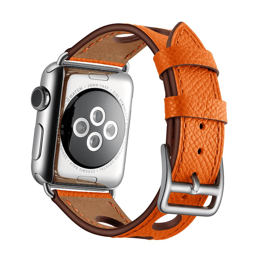 Apple Watch hermes Lederarmband - orange