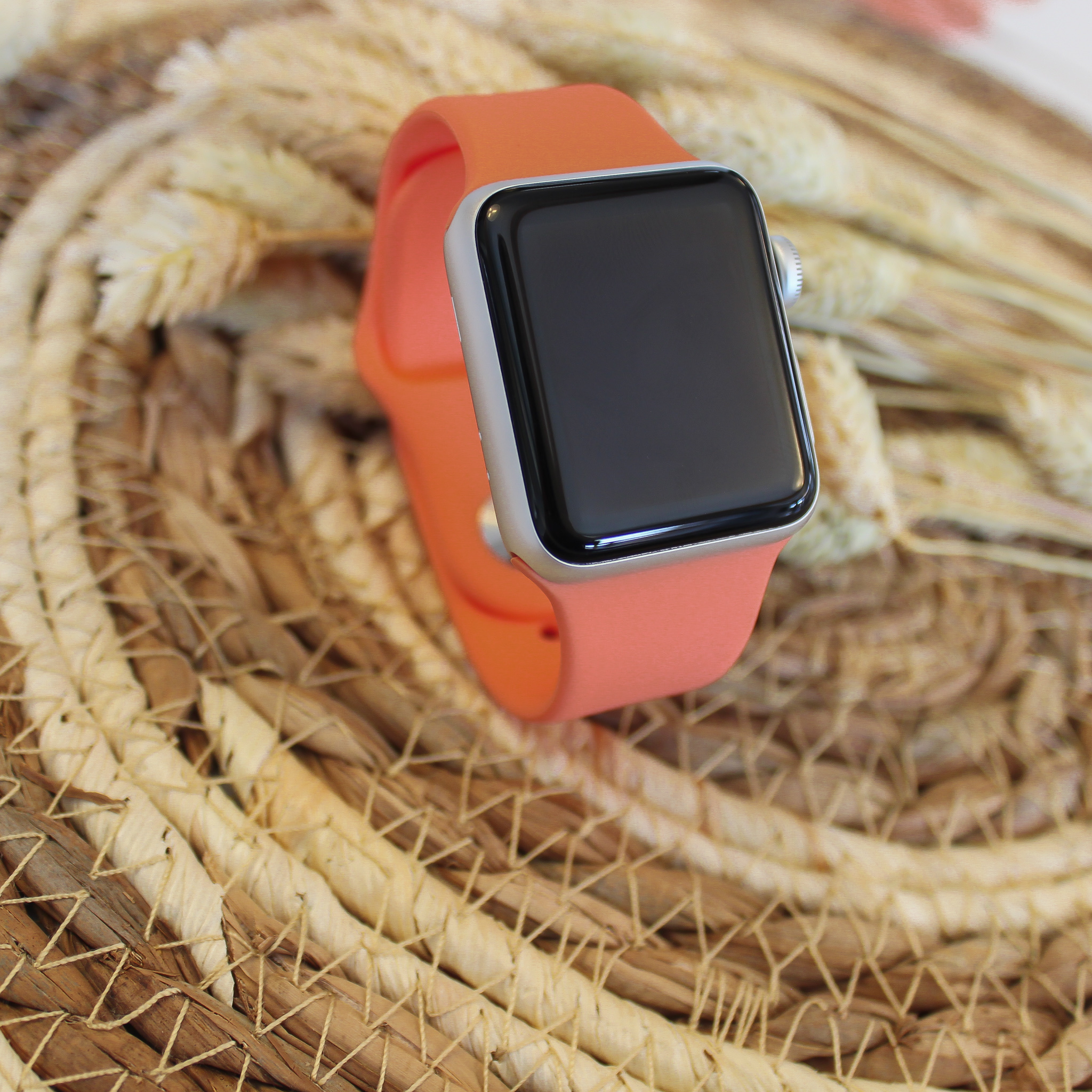 Apple Watch Sportarmband - orange rosa