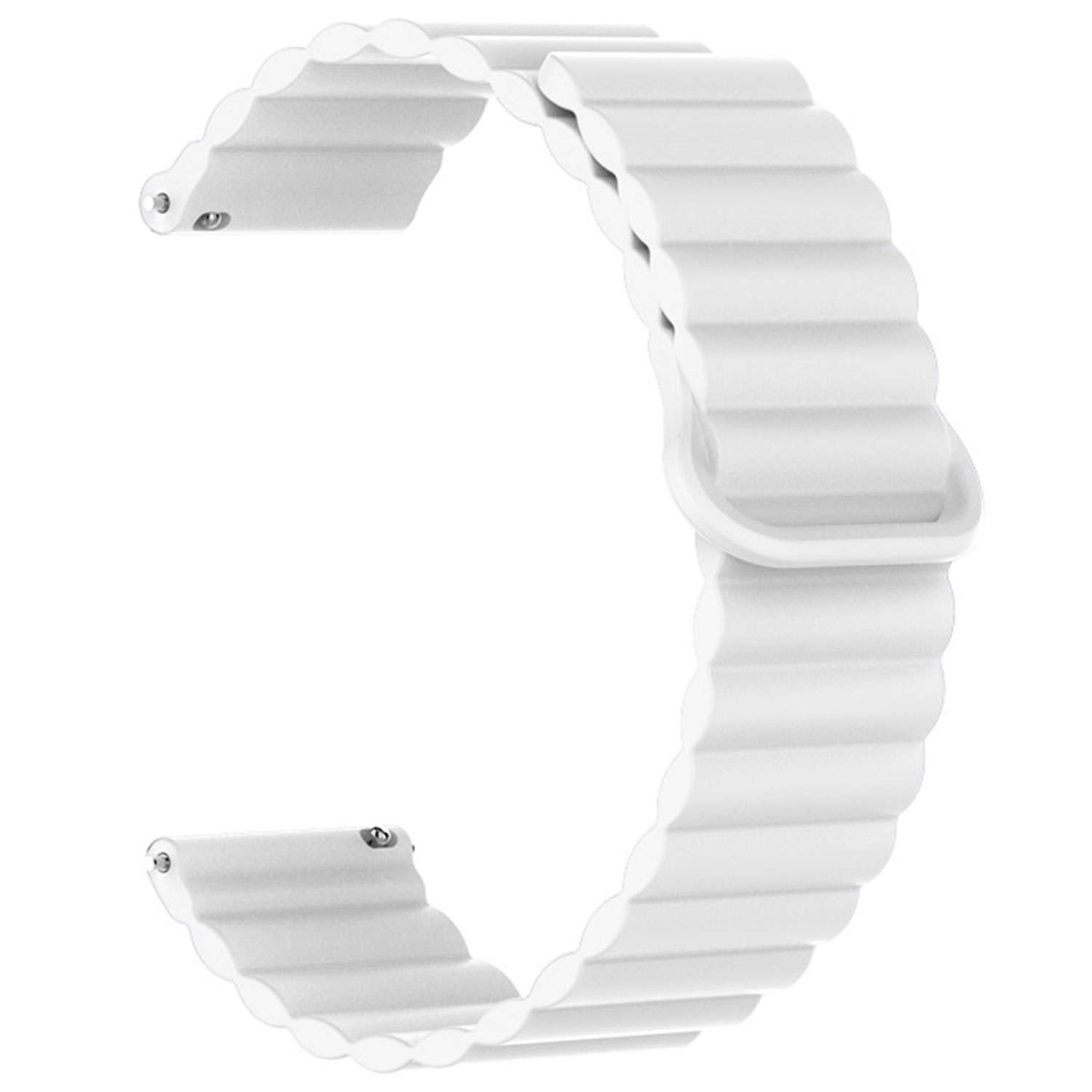 Samsung Galaxy Watch 4 Classic magnetisches Silikonband - weiß