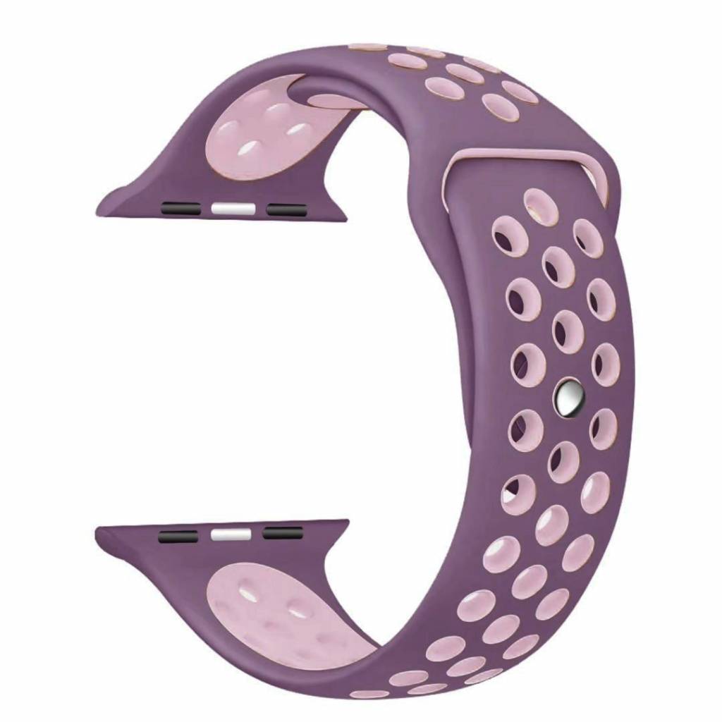 Apple Watch Doppel Sportarmband - violett-rosa
