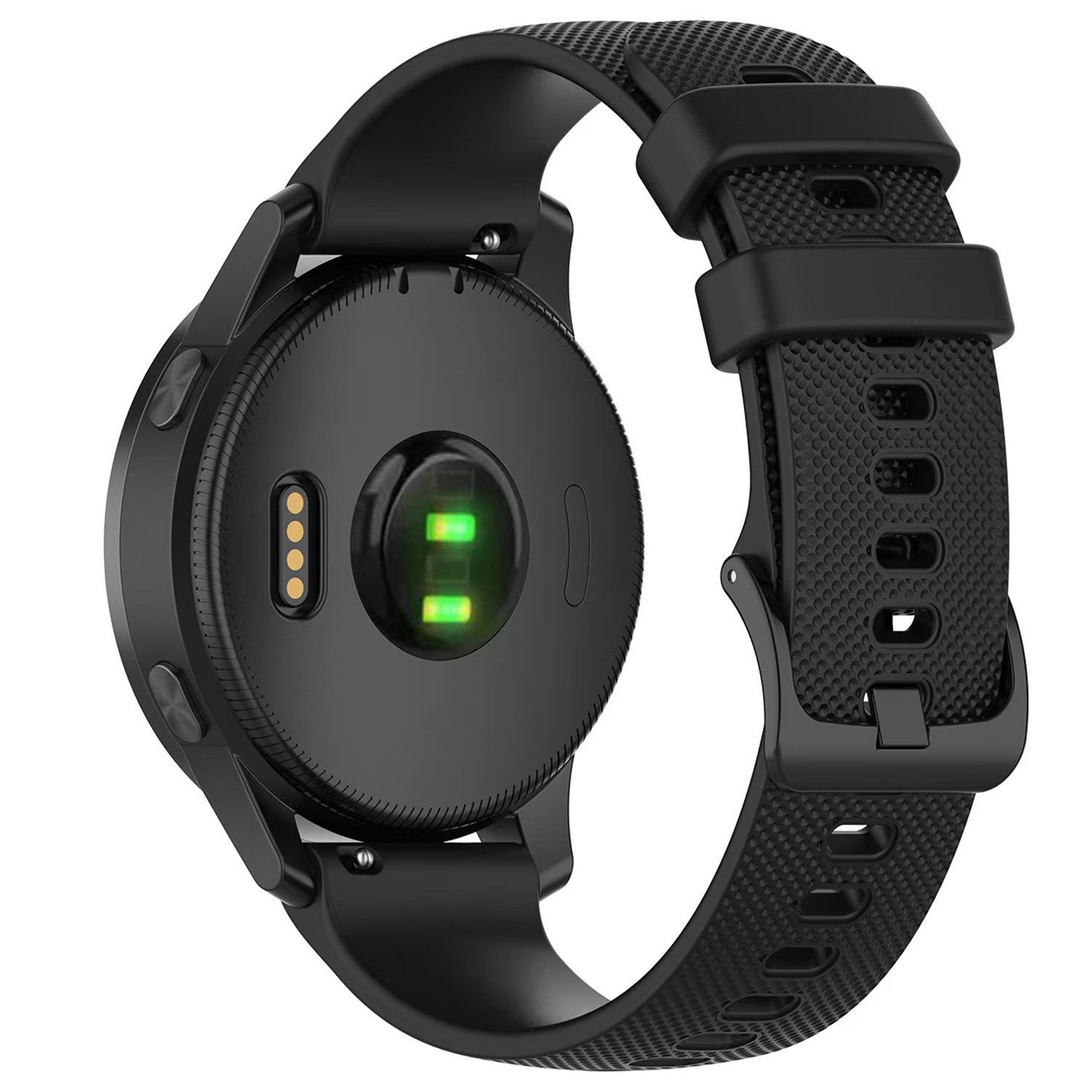 Samsung Galaxy Watch 4 Classic Silikon Armband mit Schnalle - schwarz