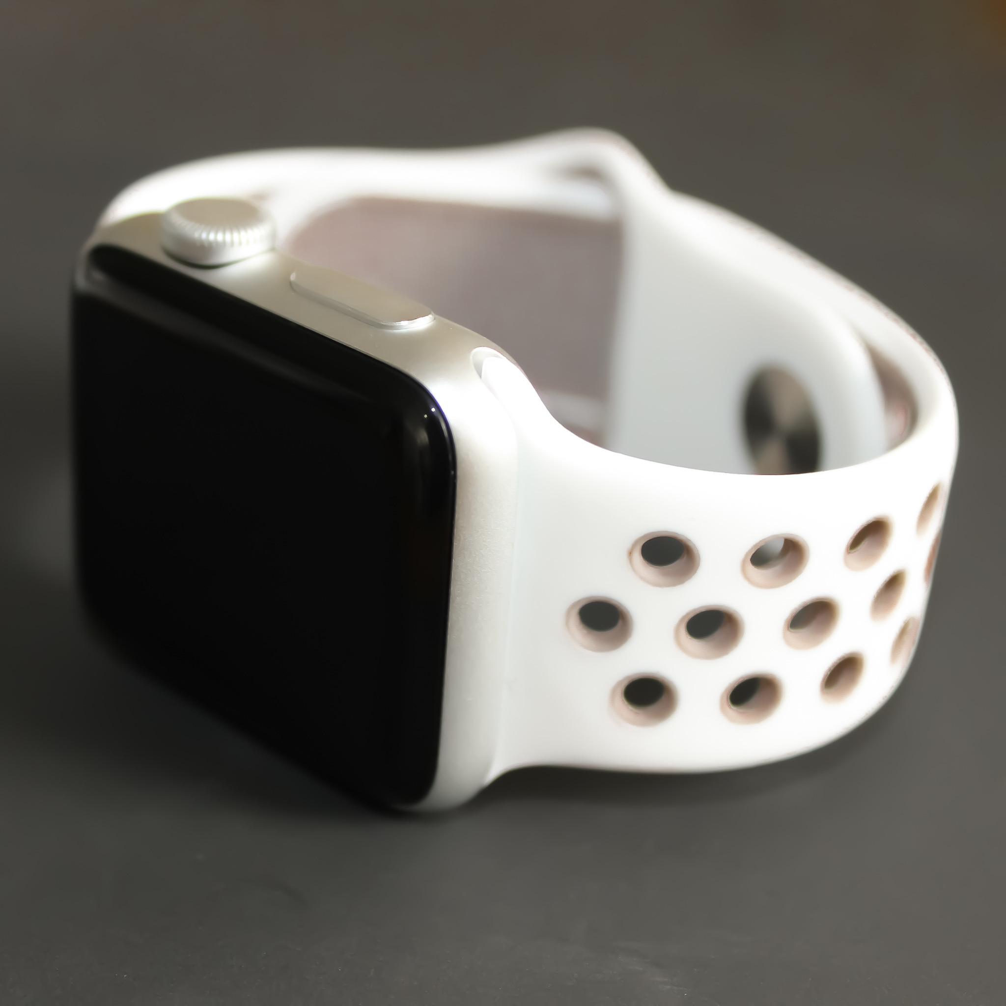 Apple Watch Doppel Sportarmband - weiß lavendel