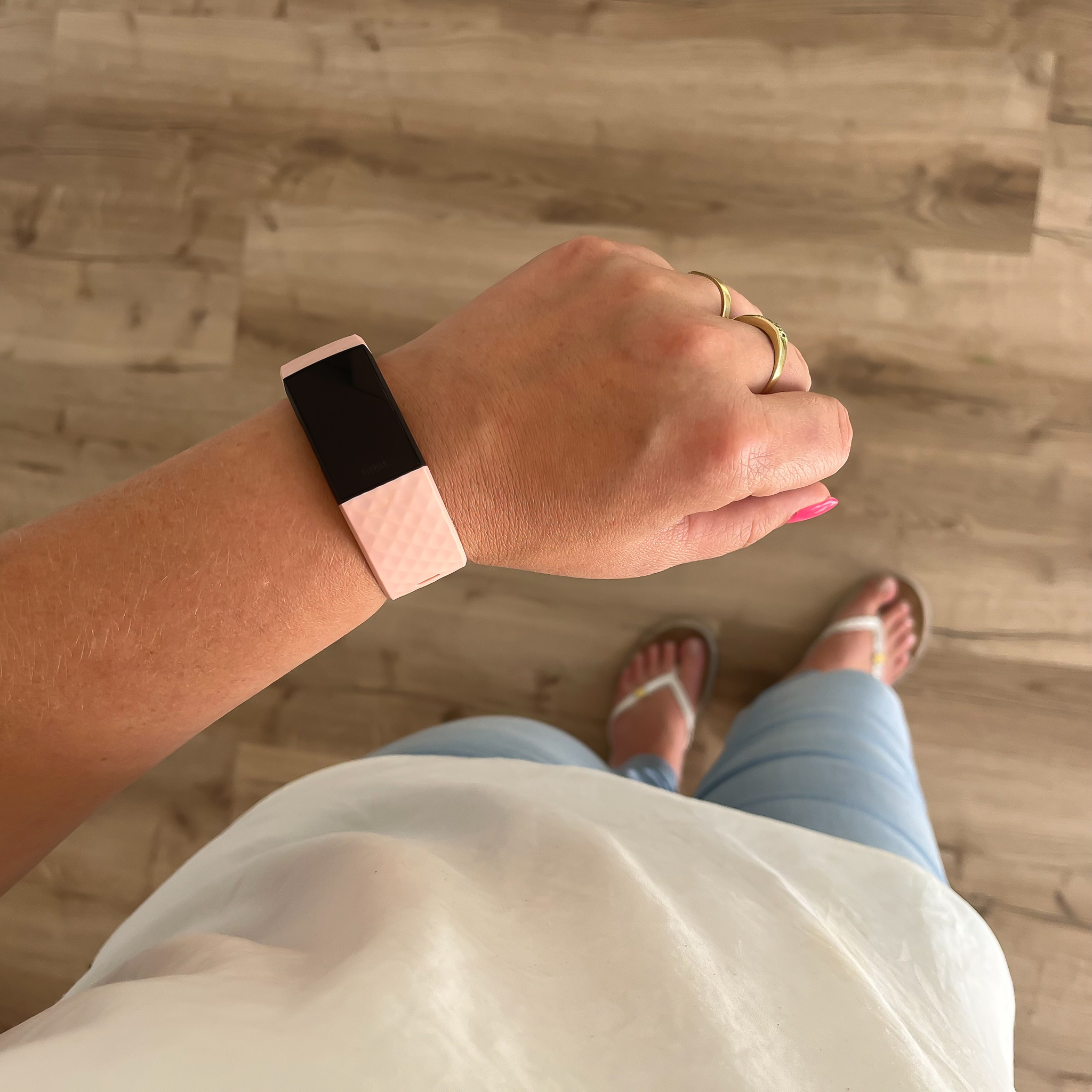 Fitbit Charge 3 & 4 Sport Waffelband - rosa