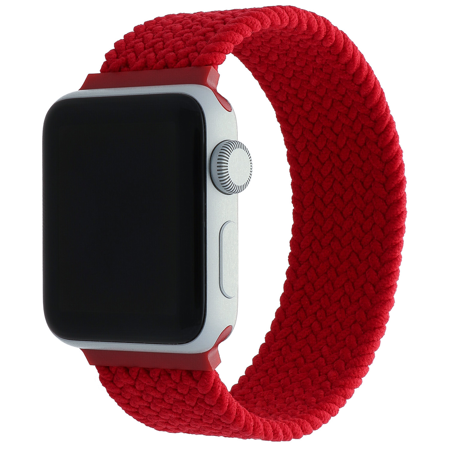 Apple Watch Nylon Geflochtenes Solo Loop - rot