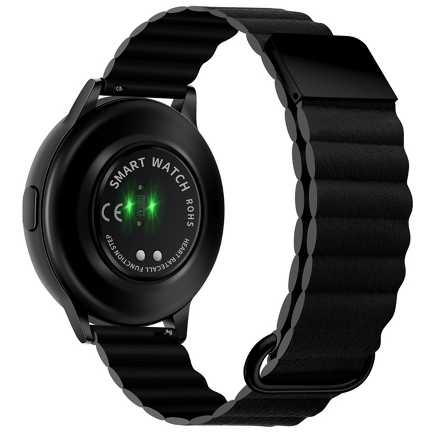 Samsung Galaxy Watch 6 Classic magnetisches Lederarmband - schwarz