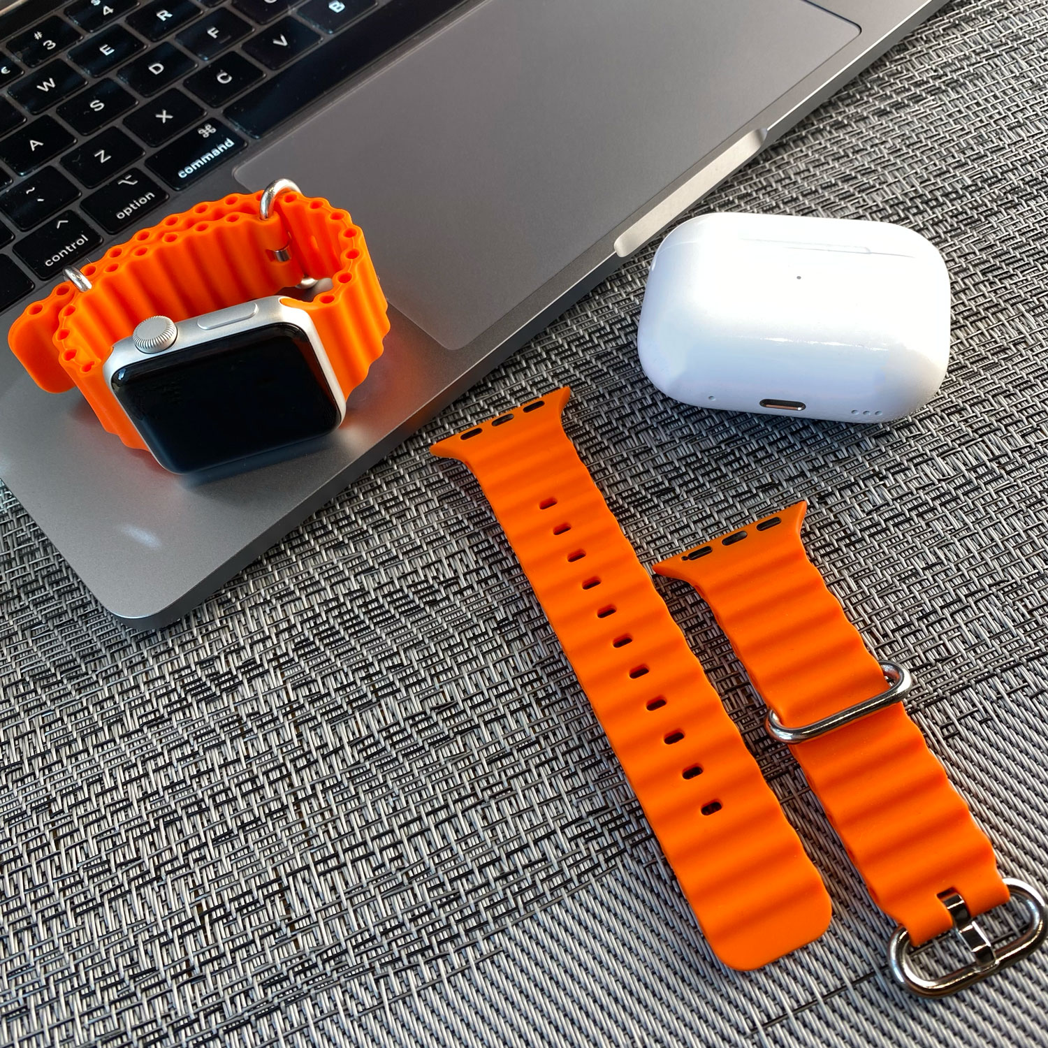 Apple Watch Ocean Sportarmband - orange