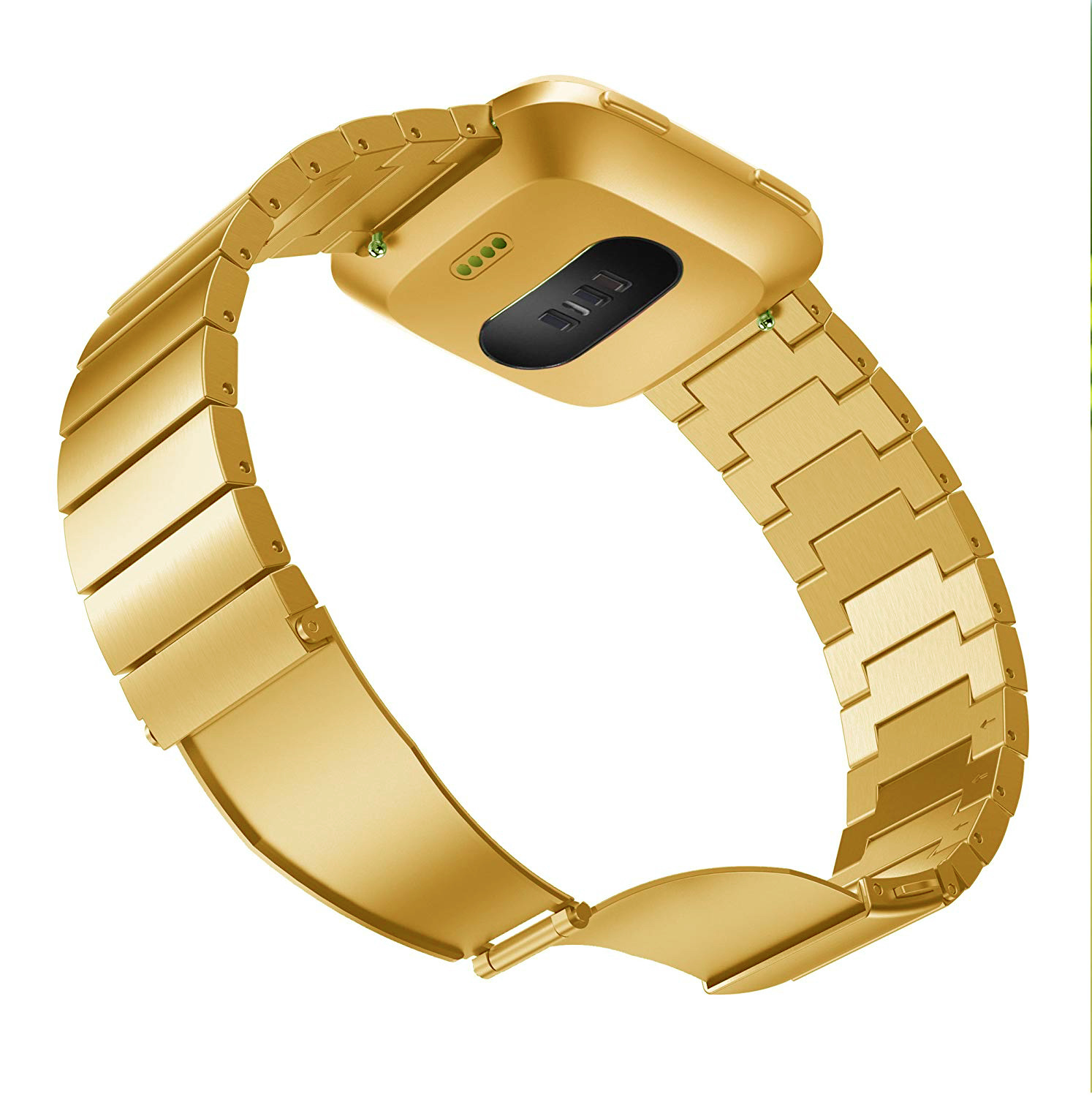 Fitbit Versa Stahlgliederarmband - gold