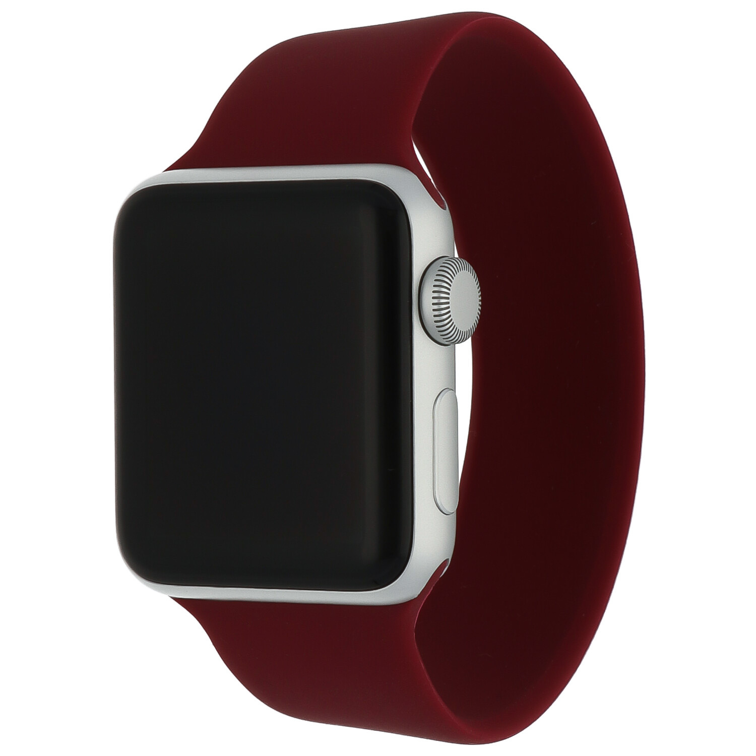 Apple Watch Solo Loop Sportarmband - weinrot