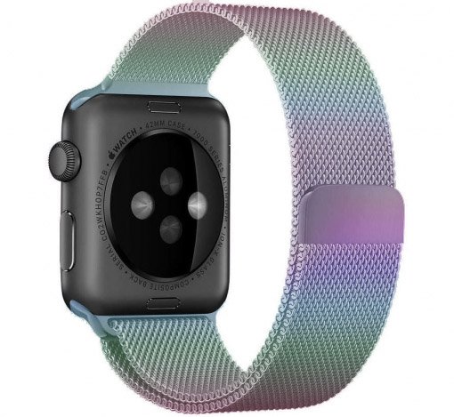 Apple Watch Milanaise Armband - bunt