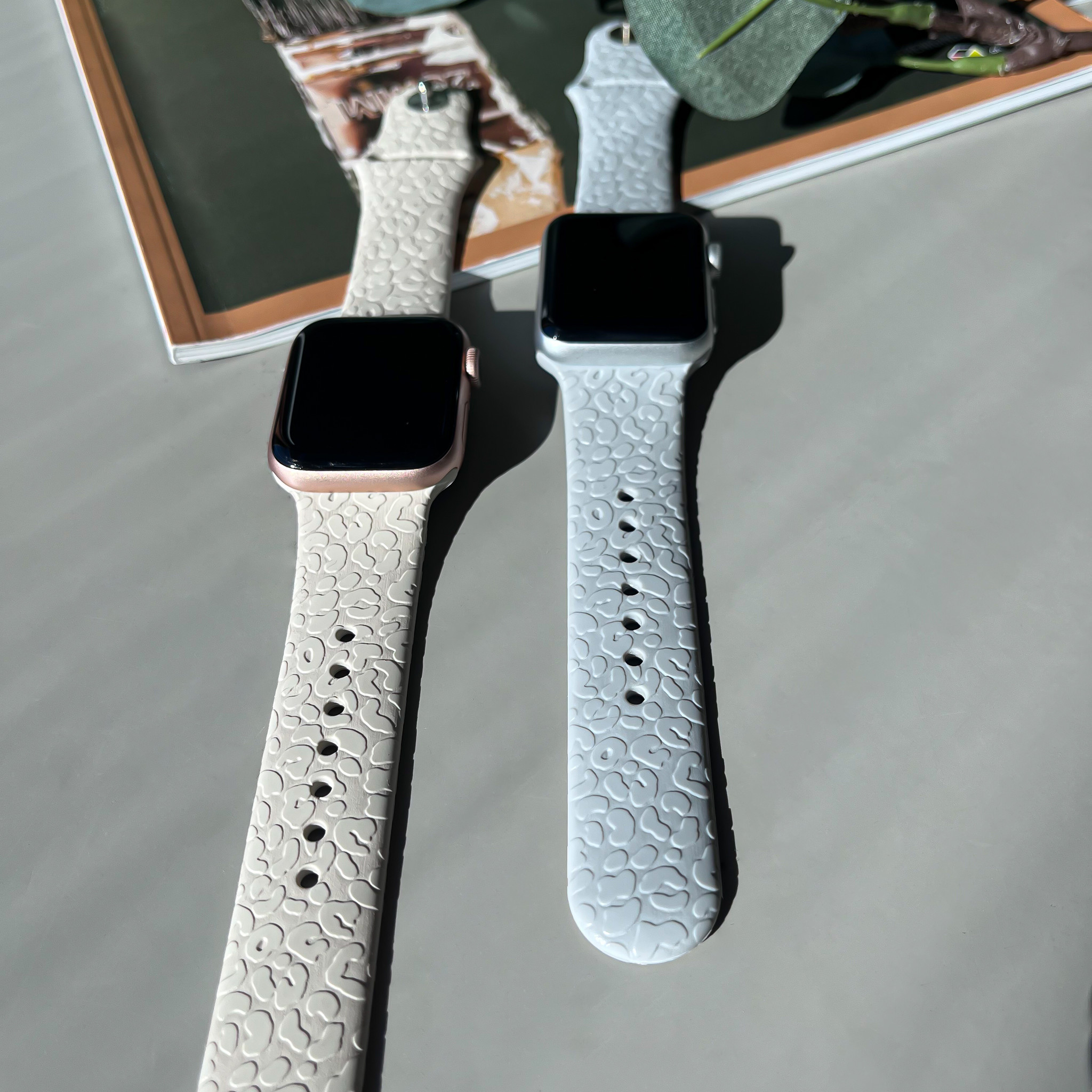 Apple Watch druck Sportarmband - Leopard Polarstern