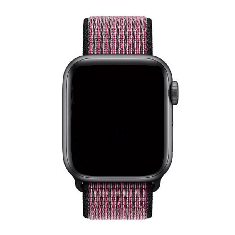 Apple Watch Nylon Sport Loop - pink blast real berry