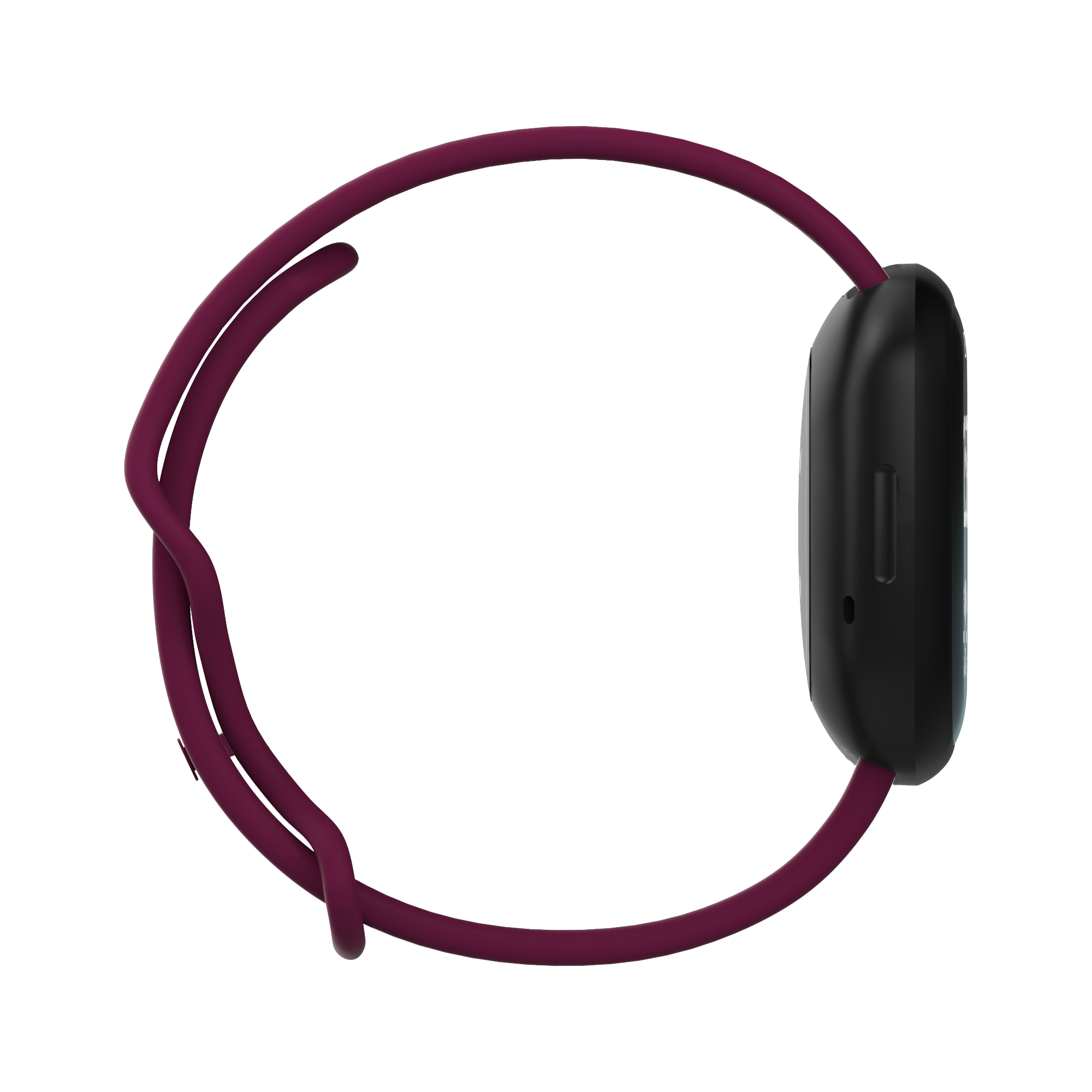 Fitbit Versa 3 / Sense Sportarmband - weinrot